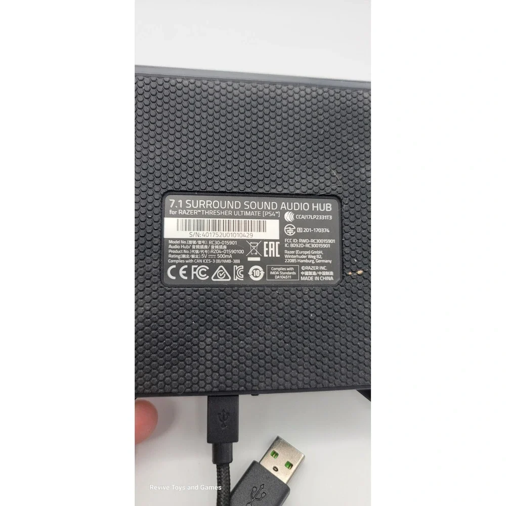 OEM Razer Thresher Ultimate 7.1 Surround Sound Audio Hub for PS4 and PC Hub Only